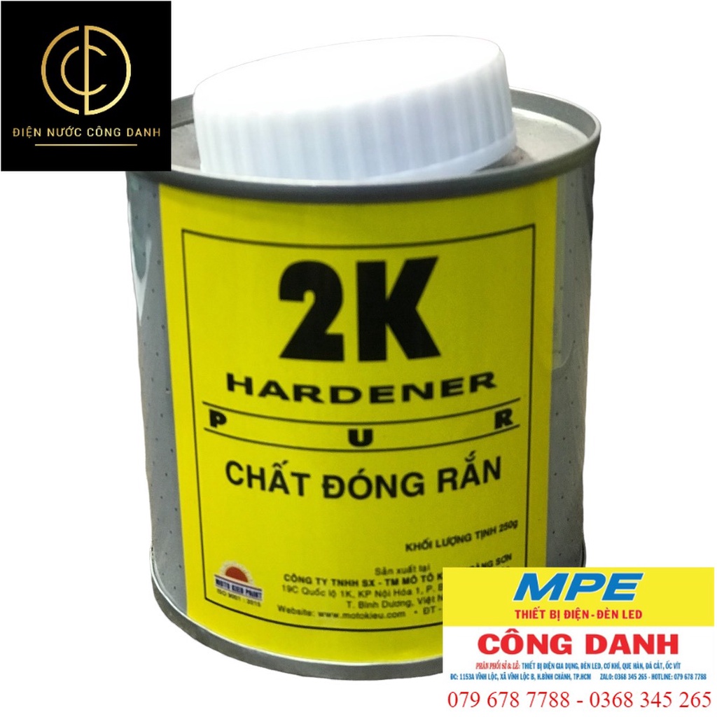 BỘ DẦU PHỦ BÓNG  + CHẤT RẮN 2K MOTO KIỀU VÀNG