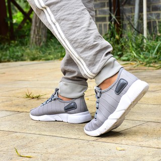 Giày Nam Sneaker POSA PSSP010 ( Đen - Xám ) .