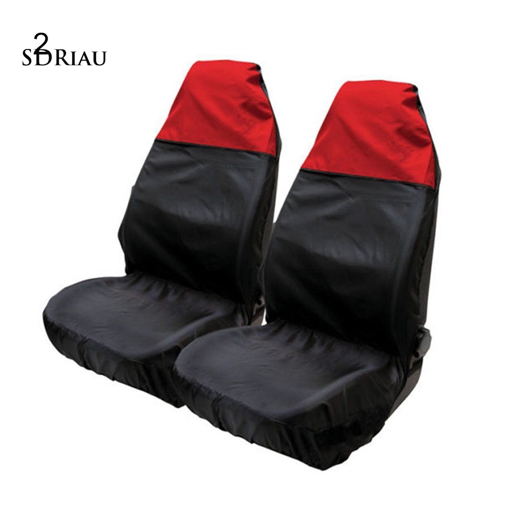 Set 2 Vỏ Bọc Ghế Ngồi Xe Hơi Chống Thấm Nước Tiện Dụng Ốp