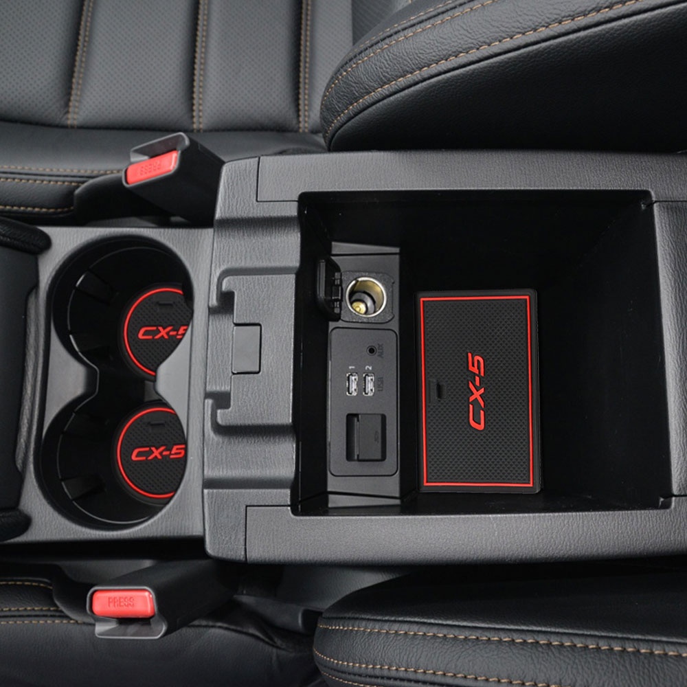 Bộ 18 Thảm Cao Su Lót Sàn Xe Hơi Mazda CX-5 CX5 2017 2018 2019