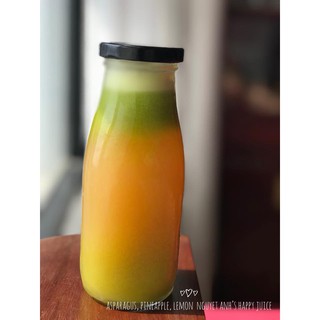Set 6 chai thủy tinh tròn nắp thiếc vặn 300ml