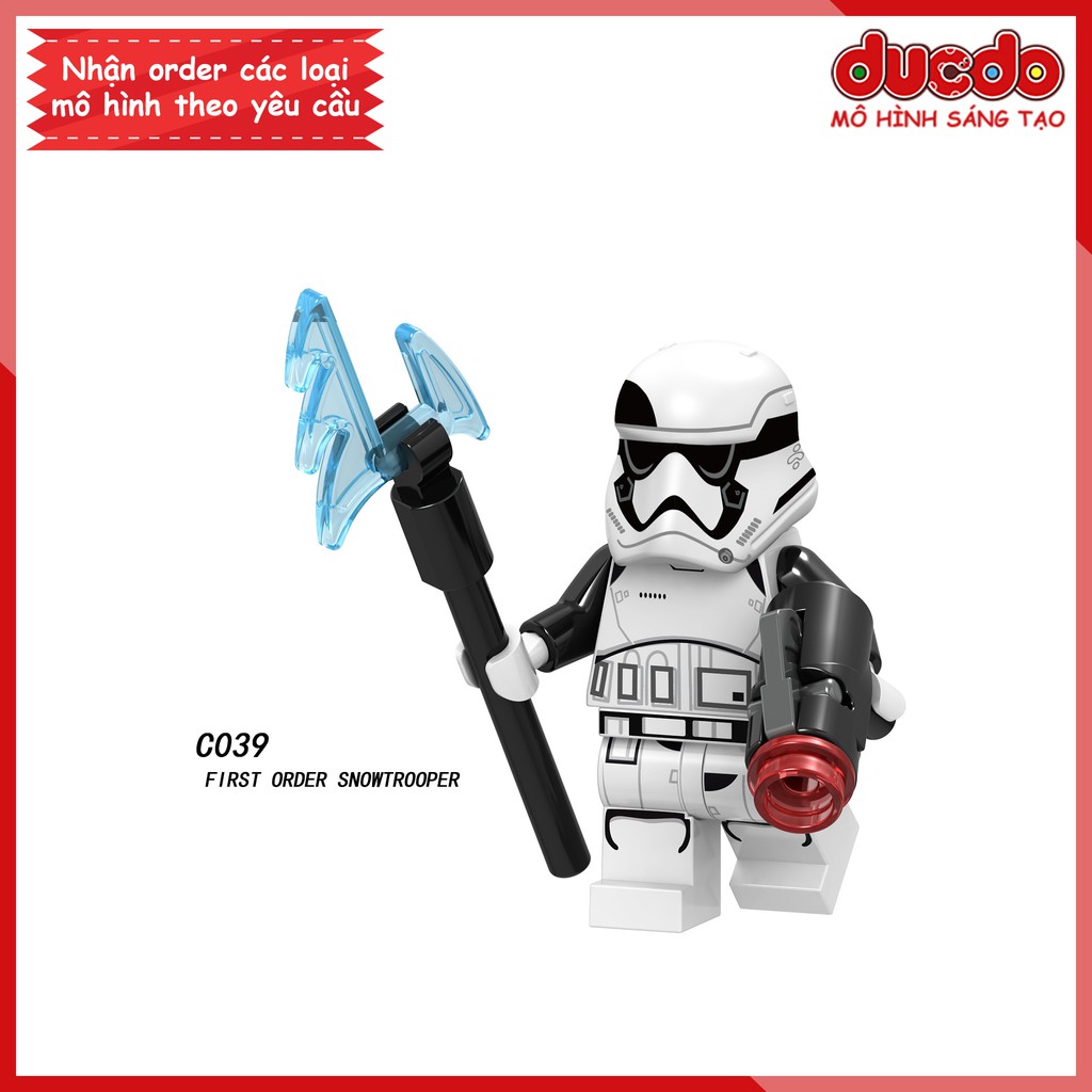 Minifigures các nhân vật trong Star War full vũ khí - Đồ chơi Lắp ghép Xếp hình Mô hình Mini Iron Man LeLe C032 - 039