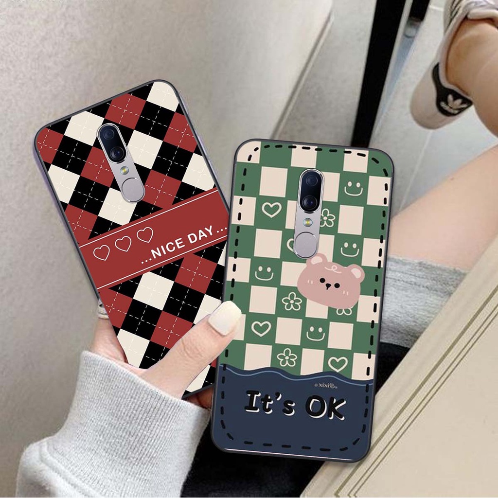 Ốp lưng điện thoại OPPO F11 / F11 PRO bộ hình caro TRẺ TRUNG, PHONG CÁCH.