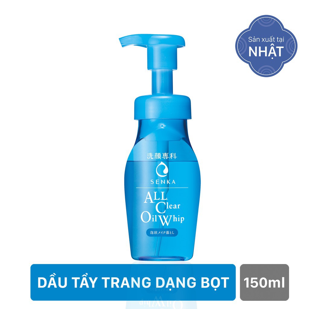 Dầu tẩy trang dạng bọt Senka Perfect A.L.L Clear Oil Whip 150ml_14845