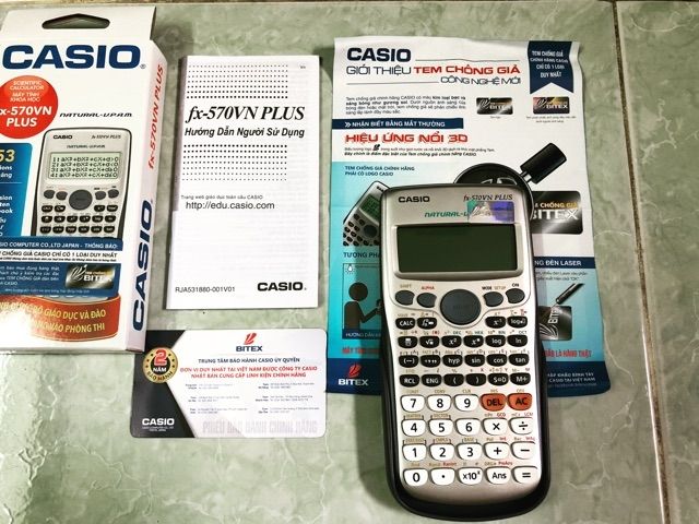 Máy tính CASIO FX 570VN Plus Chính hãng Tem Bitex