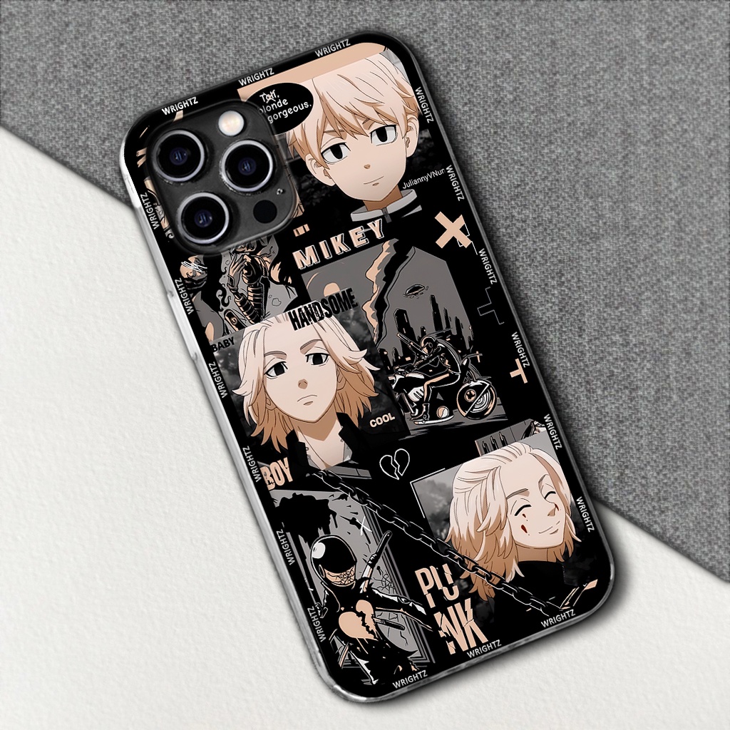 Ốp lưng iphone anime Tokyo Revengers nhân vật Mikey Draken phụ kiện ốp điện thoại trang trí thời trang
