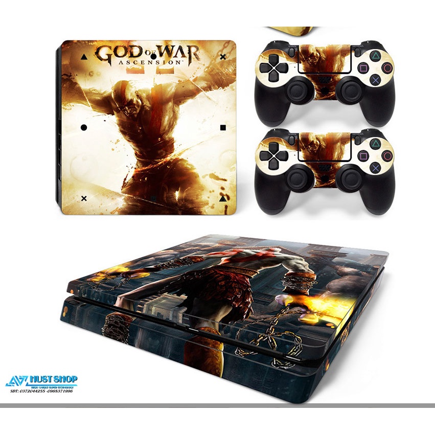 Dán Skin PS4 Pro/Slim Full Bộ 2 Tay Cầm Và Thân Máy Nhiều Mẫu Sticker PS4 Pro PS4 Slim