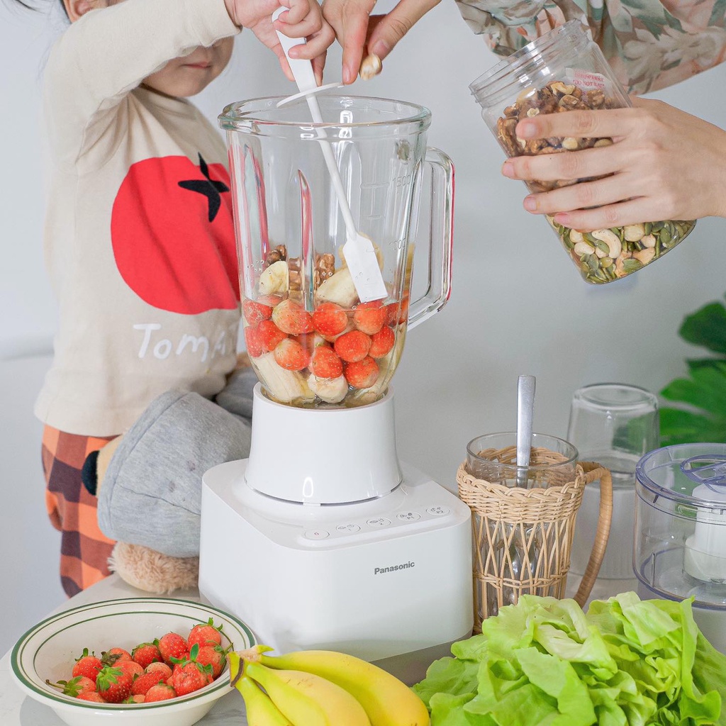 Máy xay sinh tố 3 cối xay Panasonic MX-MG53C1WRA và HR2223 công suất 700W