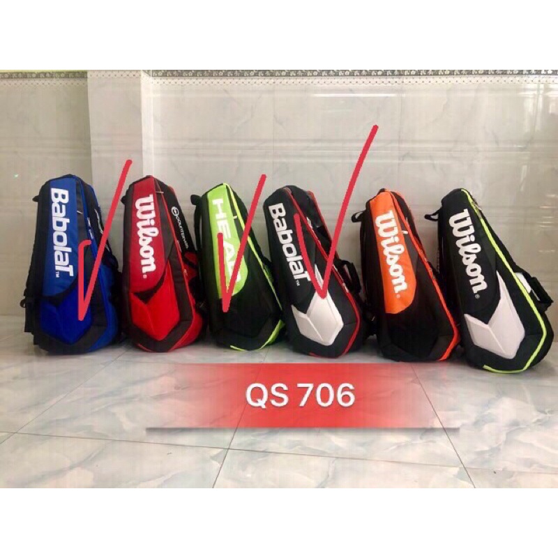 Balo Tennis Head Wilson Cao Cấp Chất Liệu Cao Cấp