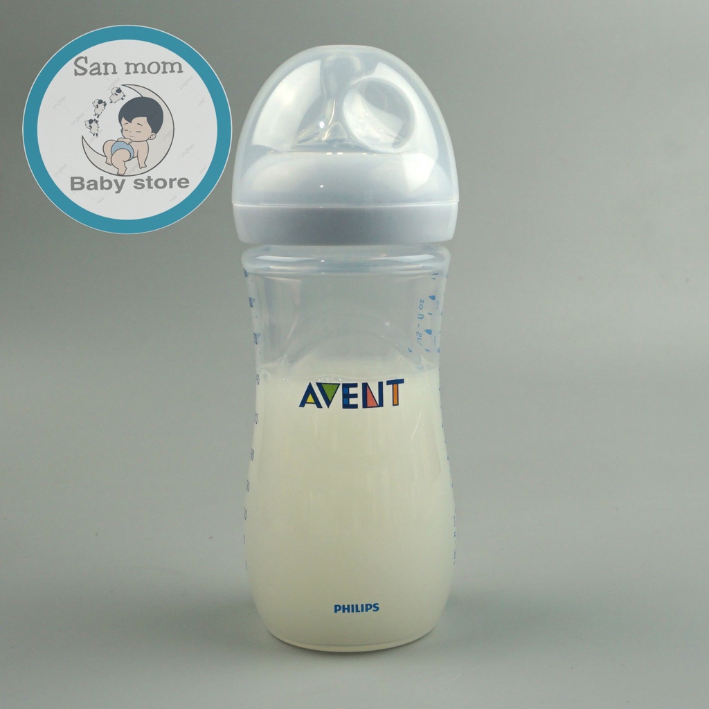 Bình Sữa Avent Natural 125/260/330 ML Chính Hãng Cho Trẻ Sơ Sinh, Nhập Khẩu Anh, Đủ Size Núm 0/1/2/3/4/3+