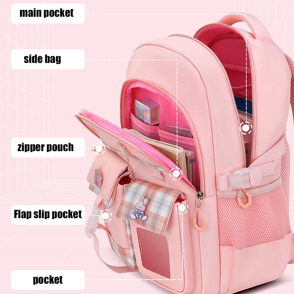 Mới Ba Lô Đi Học Siêu Nhẹ Cho Bé Gái Lớp 1-6