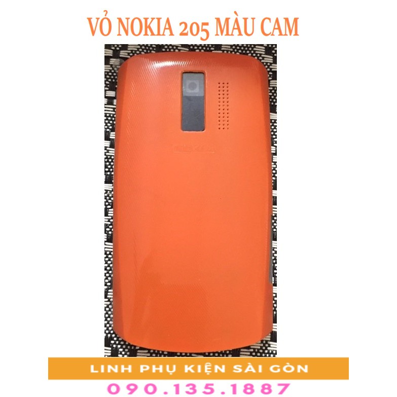 VỎ NOKIA 205 MÀU CAM