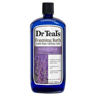 SỮA TẮM THƯ GIÃN, TẠO BỌT CHO BỒN TẮM hương Lavender - Dr Teal's, 1.000ml {HÀNG NỘI ĐỊA USA🇺🇸}
