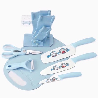 Bộ dao thớt 7 mon chế biến đồ ăn cho bé