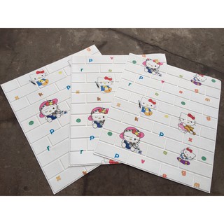 HÓT!!!  XỐP DÁN TƯỜNG in hình MÈO KITTY| - NỘI THẤT CHÍ LINH