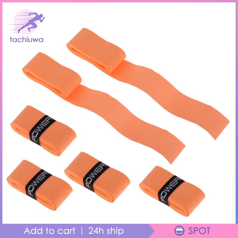 Set 6 Băng Quấn Cán Vợt Cầu Lông / Tennis Màu Đen