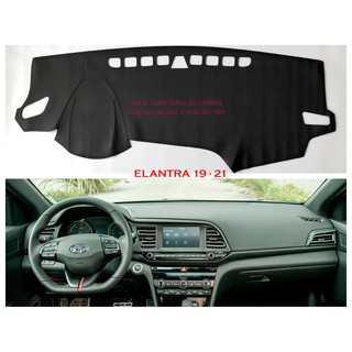 Thảm Taplo Da vân Carbon cao cấp xe HYUNDAI ELANTRA
