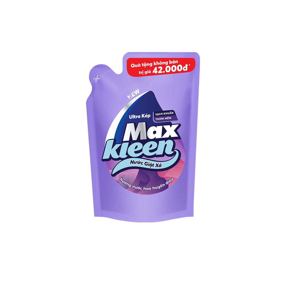 [GIFT - HÀNG KHÔNG BÁN] Nước giặt xả MaxKleen Hương Nước Hoa Huyền Diệu Túi 600g