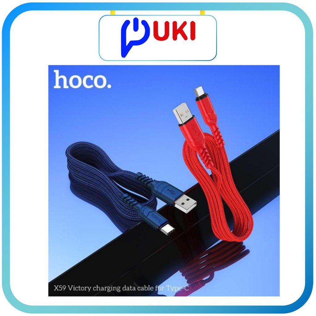 Mua dây sạc iphone/android/typec zin 7/7plus/8/10 plus chính hãng Hoco X59