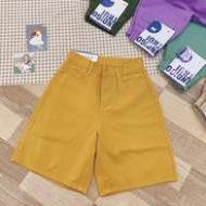 Quần Short Kaki Lửng Ulzzang, Ống rộng lưng cao Dáng Hàn Quốc SKA01  ྇ *  ༷