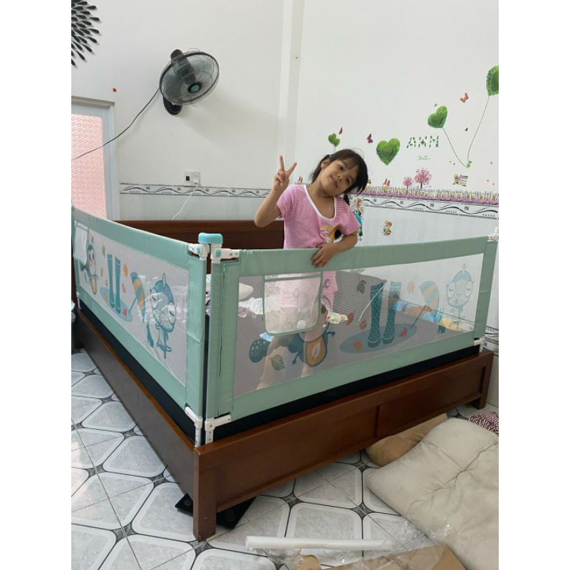 Combo 2 thanh chắn giường (1m6+2m) , (2mx1m8), 2mx2m2