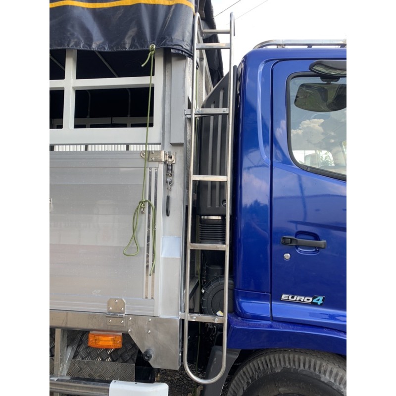 [XE TẢI] Cầu thang leo cabin inox 201