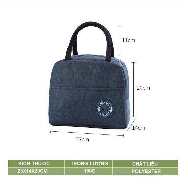 TÚI ĐỰNG HỘP CƠM GIỮ NHIỆT CAO CẤP LUNCH BAG | BigBuy360 - bigbuy360.vn