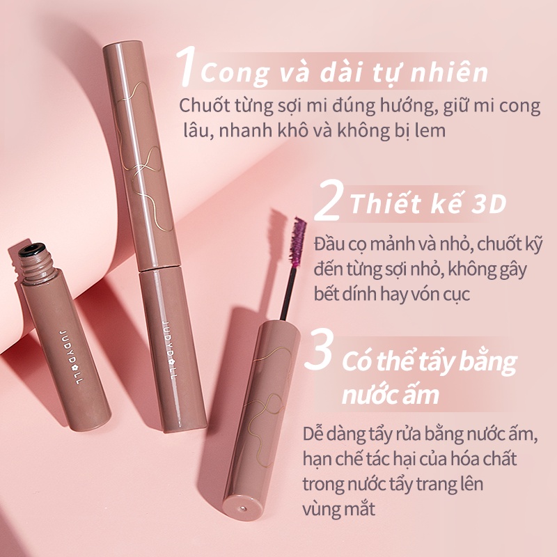 Mascara Judydoll Chống Thấm Nước Màu Đen 4.1g