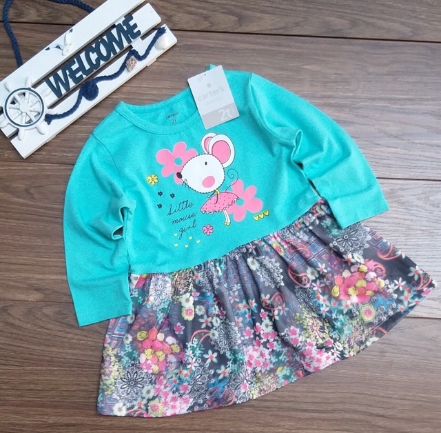 Đầm bé gái 3d size 1-7
