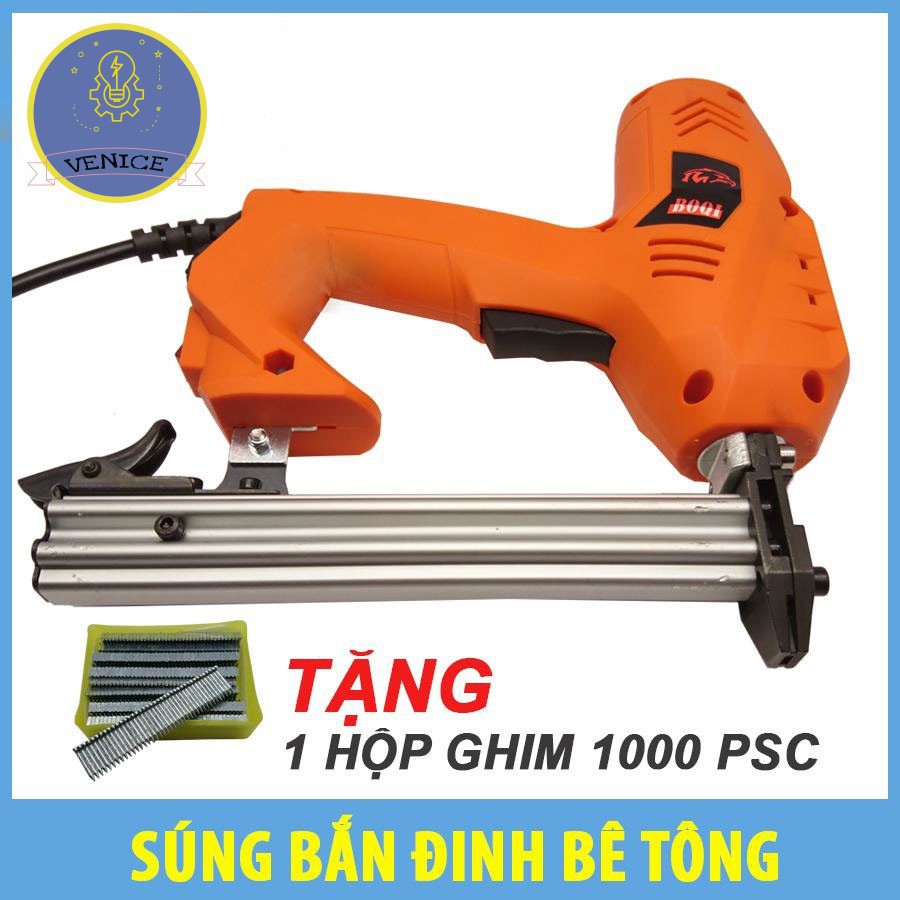 Đinh bê tông chuyên dụng ST15 2000 đinh/ hộp - Dùng cho máy bắn đinh dùng điện ST18, súng bắn đinh dùng hơi ST64