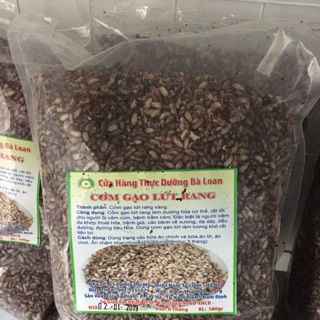 Cơm gạo lứt rang ăn liền