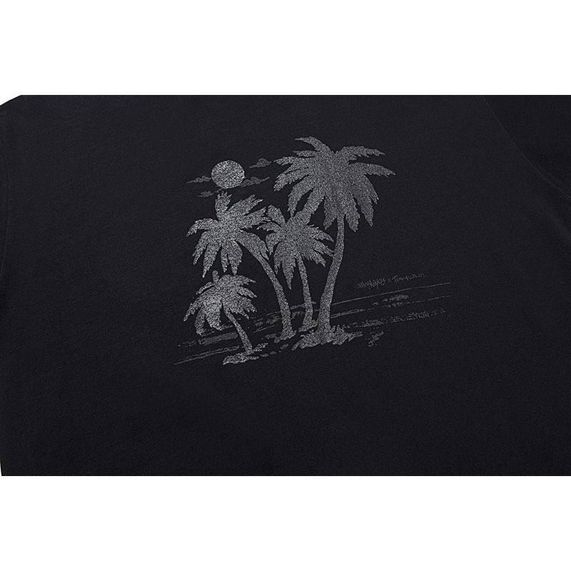 Áo Thun Cotton Tay Ngắn Dáng Rộng Plus Size Unisex