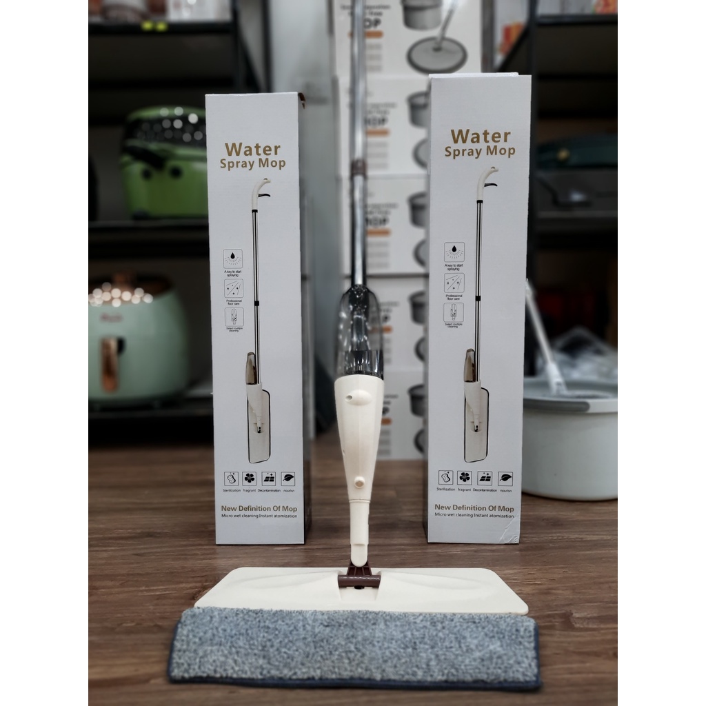 Cây lau nhà thông minh phun sương Water lau dọn dễ dàng 2 trong 1 đầu xoay 360 độ LS-CPN