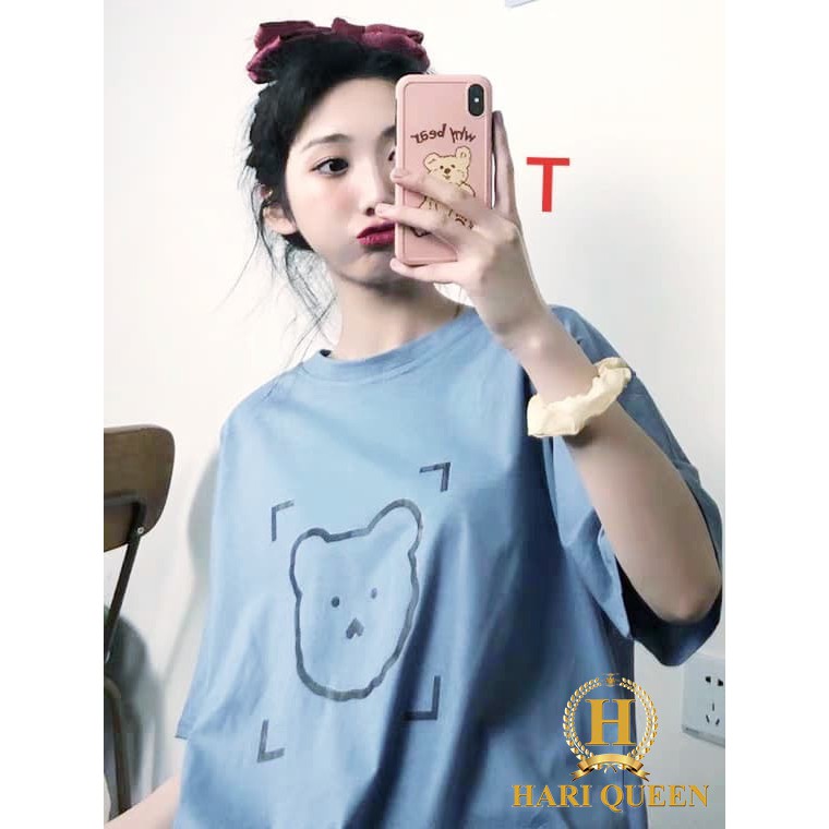 FREE SHIP ĐƠN TỪ 50K Áo phông gấu ô vuông DTR0720 1