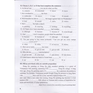Đề Kiểm Tra Tiếng Anh 9