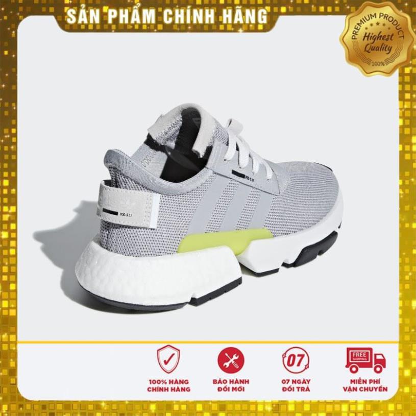 (Giày Adidas chính hãng) Giày Adidas POD-S3.1 J “Grey/Yellow” Nữ - bh12