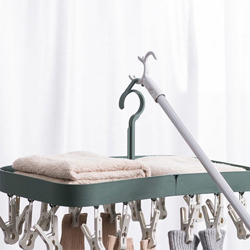 Giá Đỡ 18 Kẹp Phơi Đồ Lót Tiện Lợi