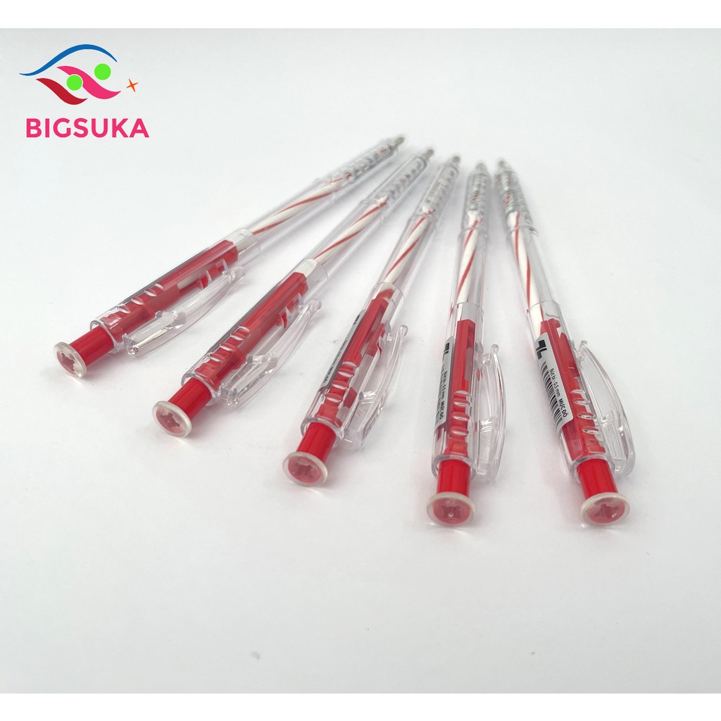 Bút bi Thiên Long 027 [Hộp 20 cây] đầu bút 0.5mm BIGSUKA