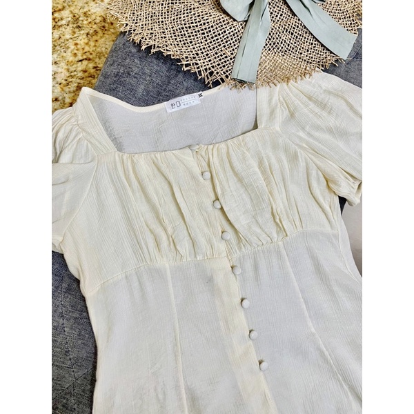 2END Áo sơ mi kiểu ngắn tay trendy