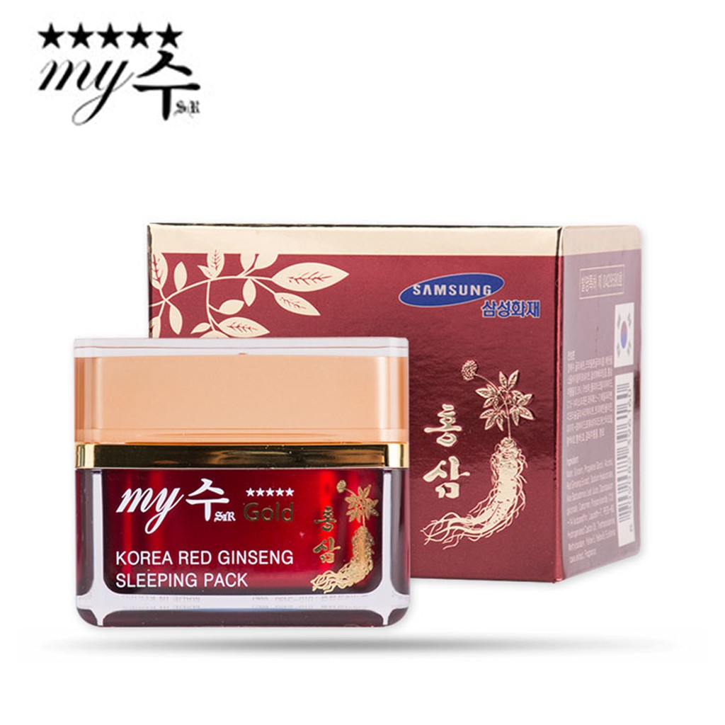 KEM DƯỠNG DA HỒNG SÂM BAN ĐÊM KOREA RED GINSENG SLEEPING PACK MY ...