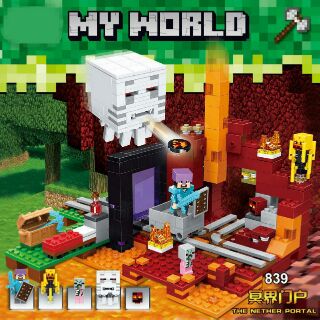 LEGO Minecraft 839 Cổng vào thế giới Nether