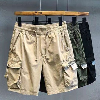 Quần short túi hộp dáng rộng co giãn tốt thời trang mùa hè cho nam