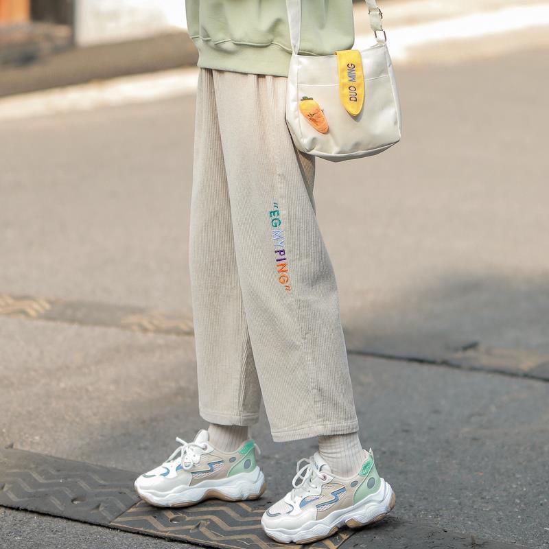 Quần ống rộng Mỏng Thêu Họa Tiết Thời Trang Mùa Hè Hàn Quốc 2022 Cho Nữ