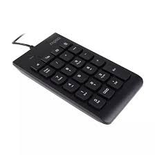Bàn phím số có dây Rapoo K10 - Hàng Chính Hãng - Bảo hành 24 tháng