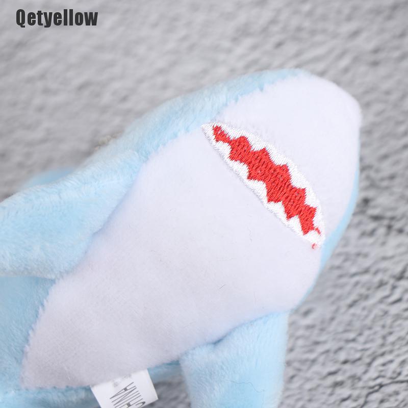 Móc khóa hình cá mập nhồi bông nhiều màu sắc 12cm