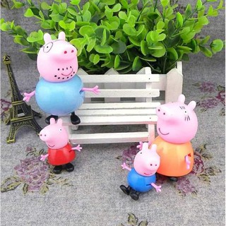 Gia đình heo pepa (4 con/bộ) trang trí bánh