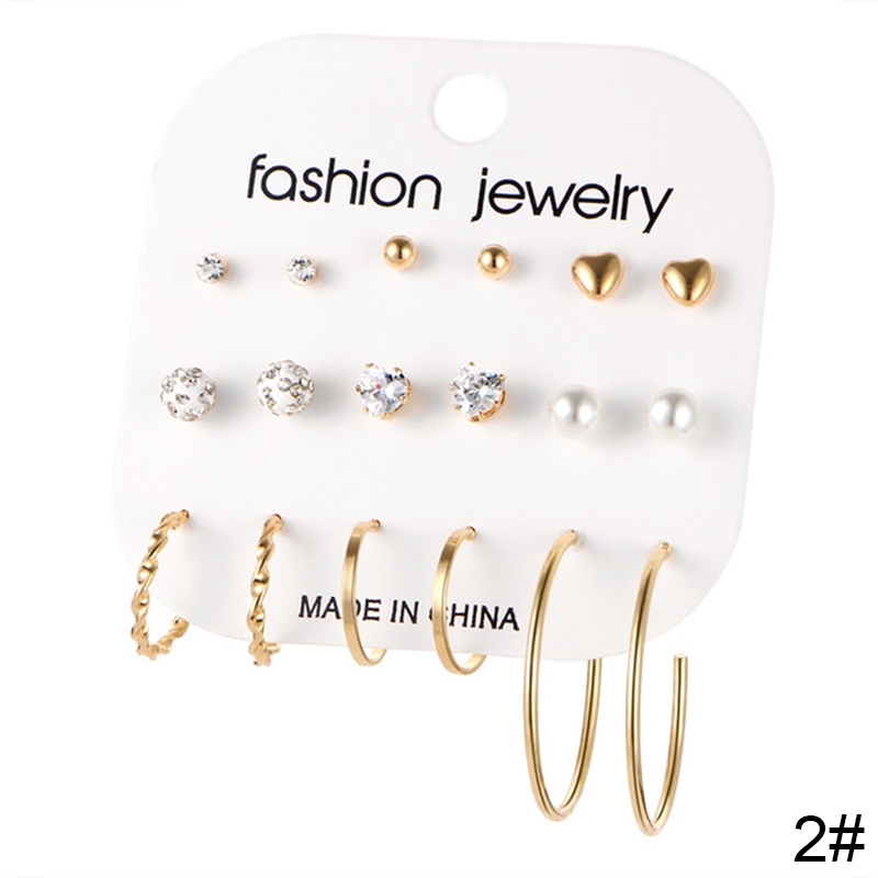 IF ME Bộ Khuyên Tai Nữ Trang Tạo Hình Độc Đáo