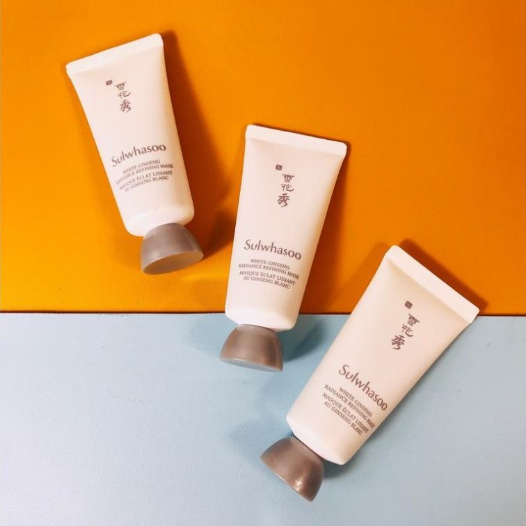 Mặt nạ bạch sâm Sulwhasoo White Ginseng Radiance Refining Mask tẩy tế bào, dưỡng trắng mịn da 35ml