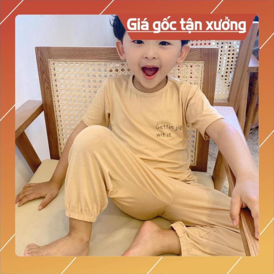 Quần áo trẻ em,đồ bộ em bé - Đồ Bộ Bé Trai, Bé Gái Minky Mom Chất Thun Lạnh, Đồ Bộ Cho Bé Mặc Nhà Cộc Tay Mùa Hè