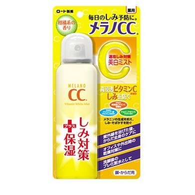 Xịt Khoáng Sáng Da ROHTO CC MELANO VITAMIN WHITE SPRAY MIST 100g